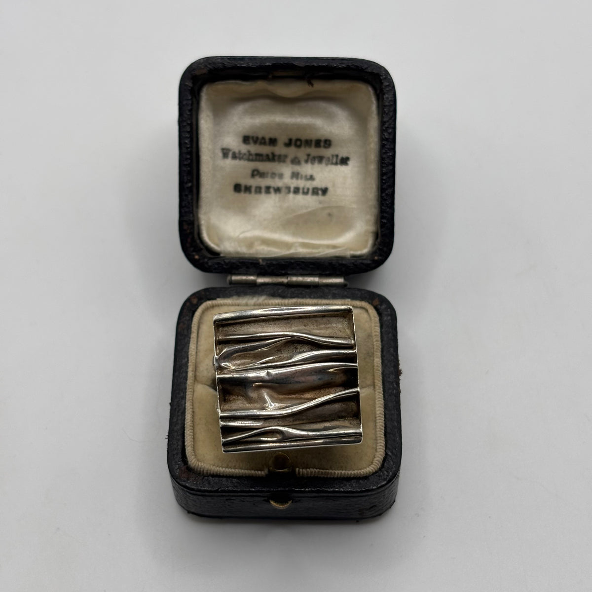 Silver Heavy Abstract Ring (R)
