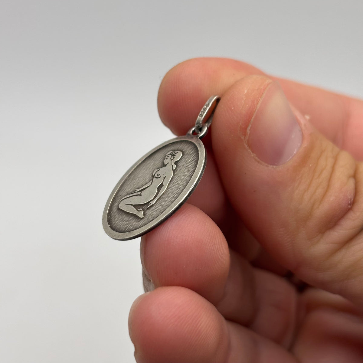 Silver Nude Pendant