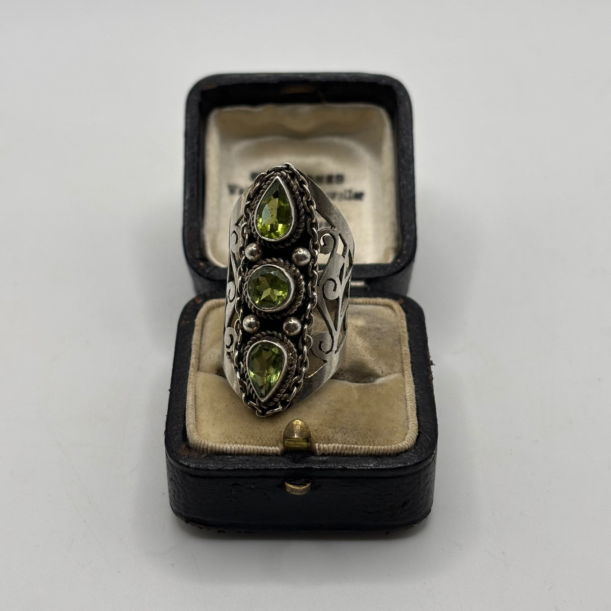 Silver Peridot Ring (N)
