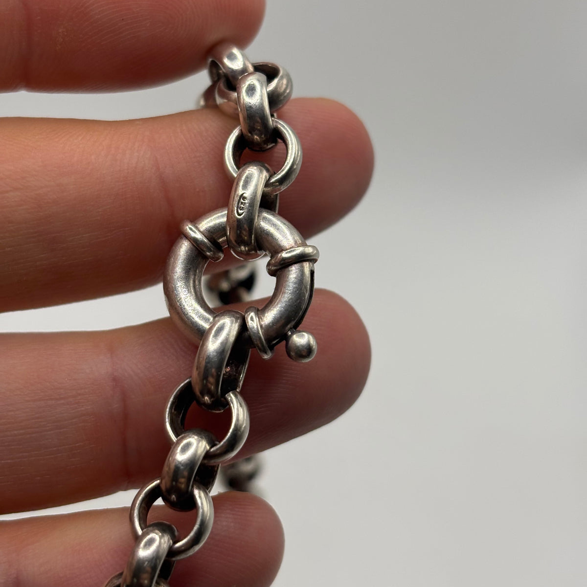 Silver 18” Belcher Chain