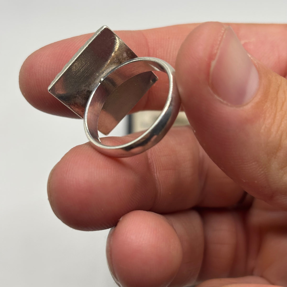 Silver Abstract Ring (R)