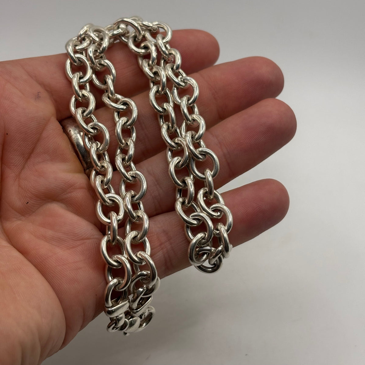 Silver 18” Belcher Chain