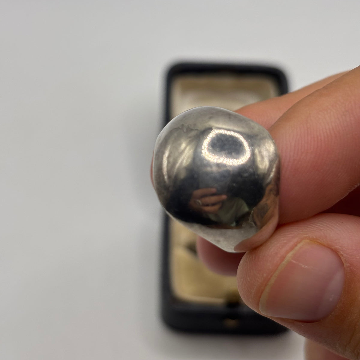 Silver Dome Ring (V)