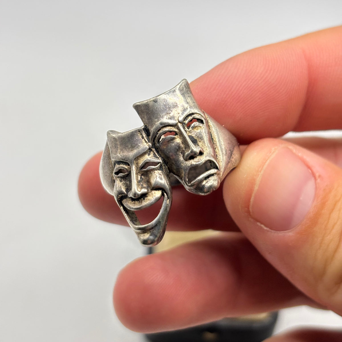Silver Comedy Drama Ring (Z + 1)