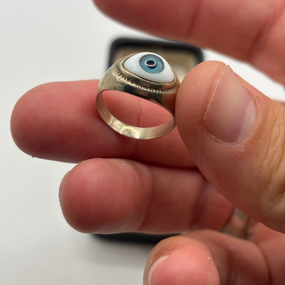 Silver Eye Ring (L)