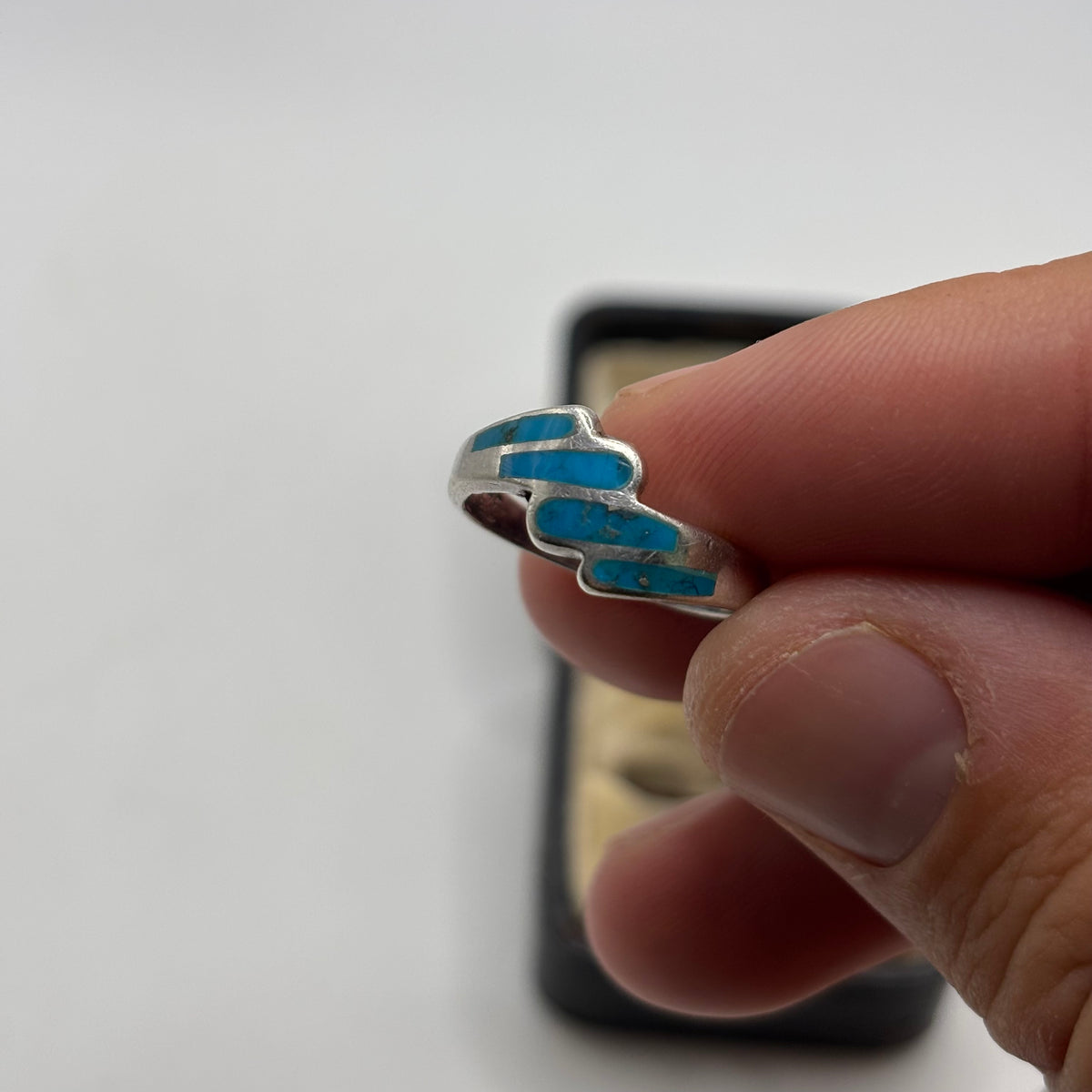 Silver Turquoise Ring (M)