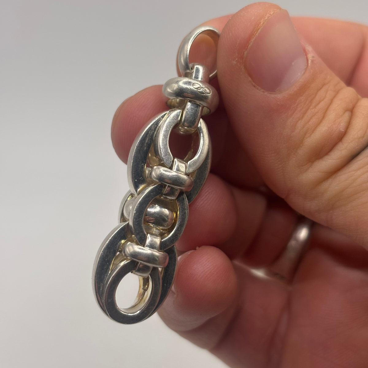 Silver Heavy Links Of London Pendant