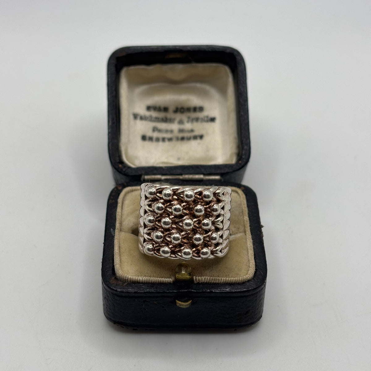 Silver Chunky Keeper Ring (N)