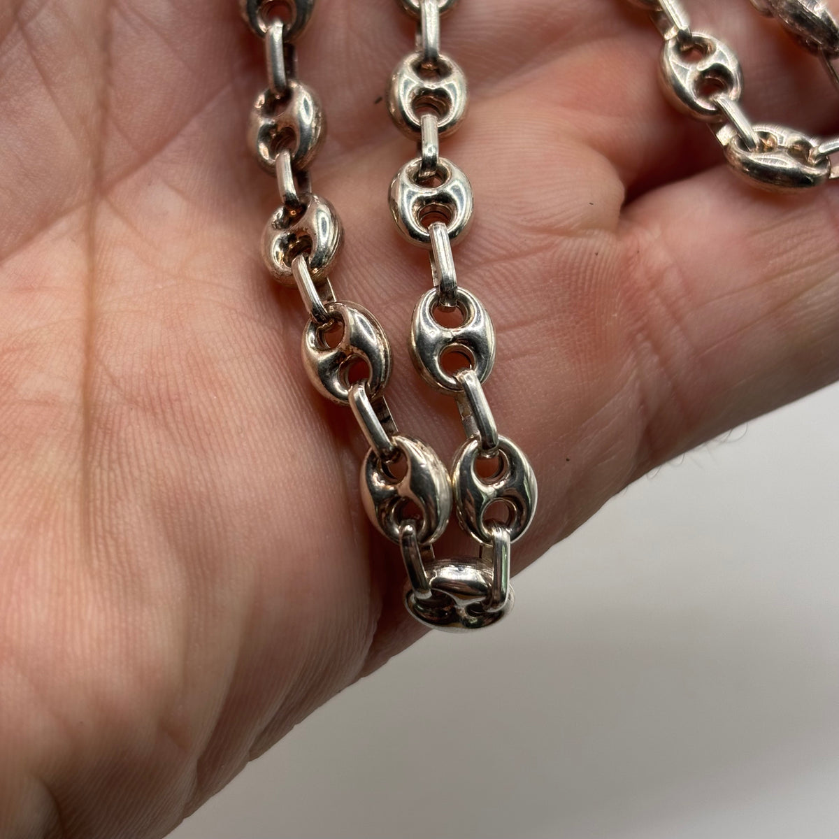 Silver 20” Marina Link Chain