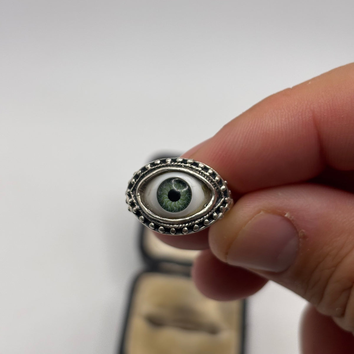 Silver Eye Ring (K 1/2)