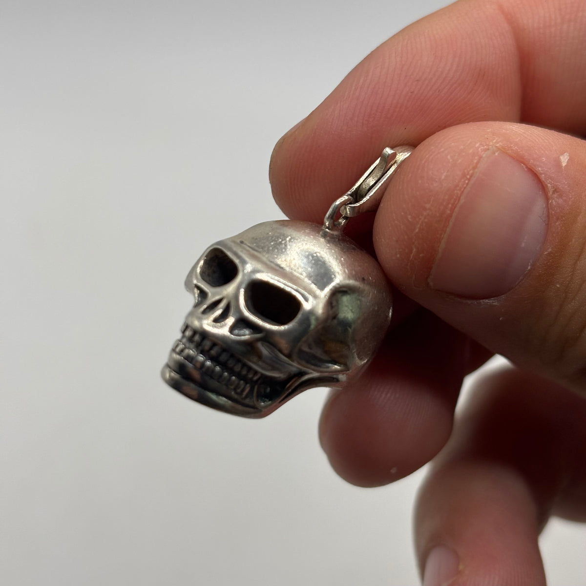 Silver Heavy Thomas Sabo Skull Pendant
