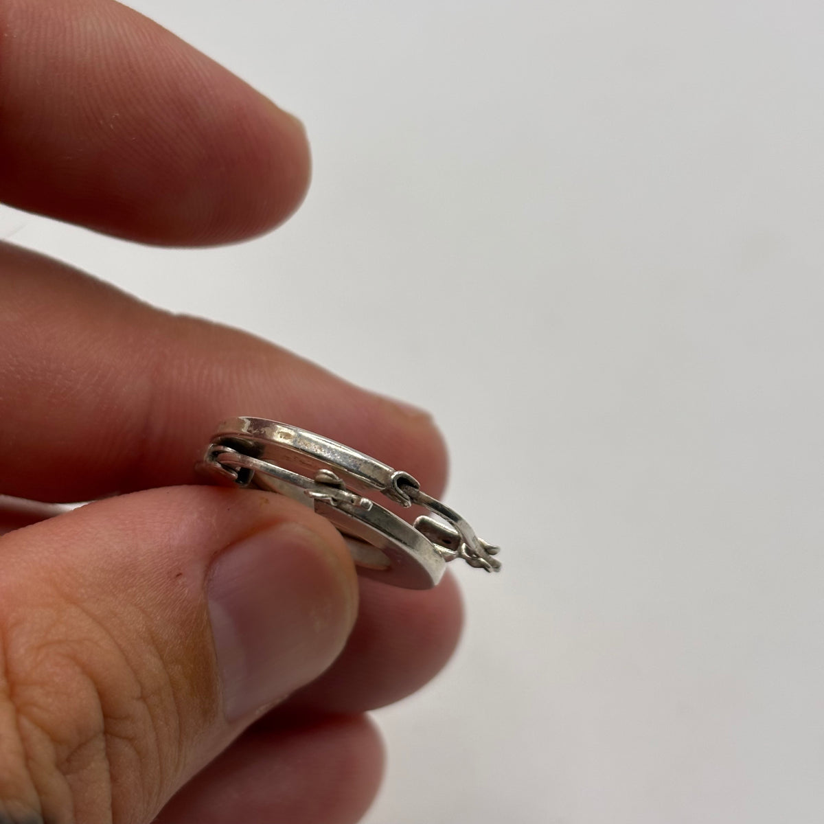 Silver Hoop Earrings (20mm)