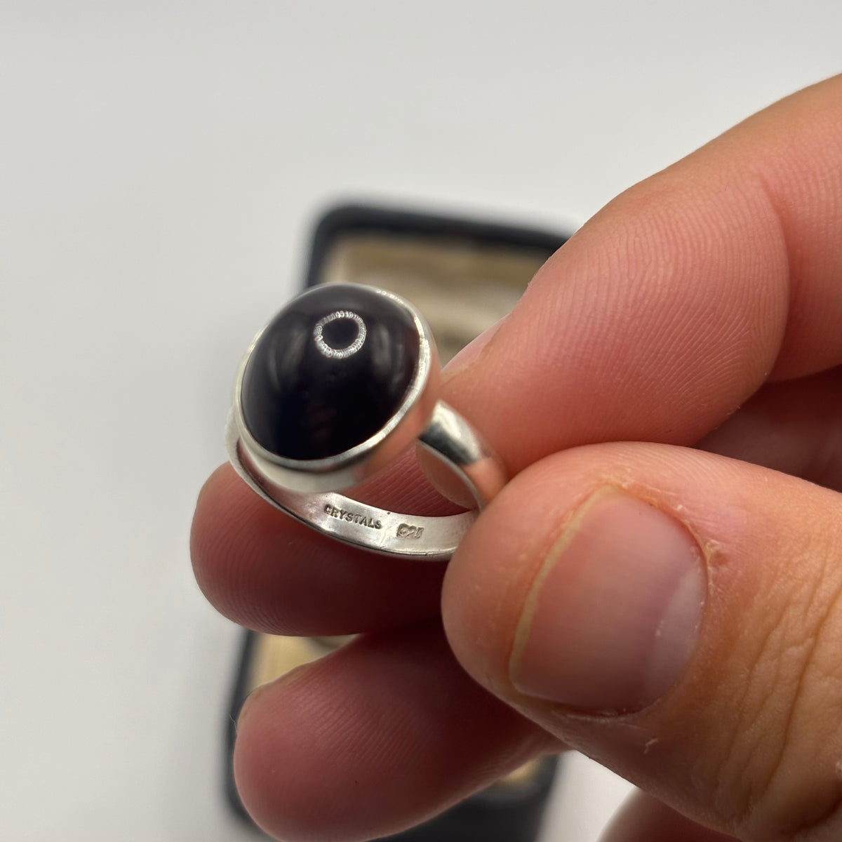 Silver Star Sapphire Ring (M)