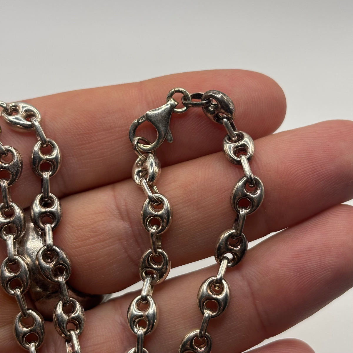 Silver 20” Marina Link Chain